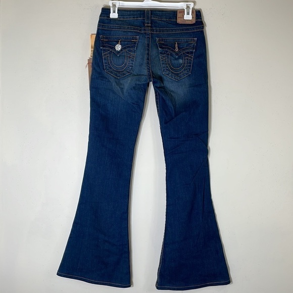 NWT. True Religion Rancher Raegan Reclaimed Flare Leg Jeans Women’s-27. - Picture 10 of 16